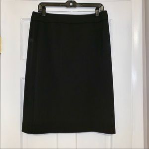 Sag Harbour stretch black pencil skirt size 8